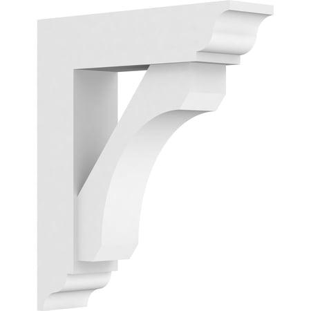 3"W X 12"D X 14"H Standard Legacy Architectural Grade Pvc Bracket With Traditional Ends