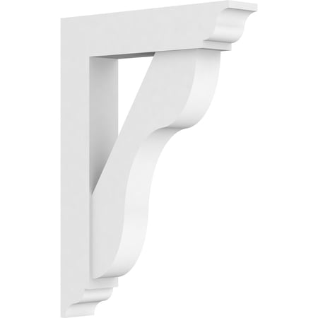 3"W X 16"D X 22"H Standard Carmel Architectural Grade Pvc Bracket With Traditional Ends
