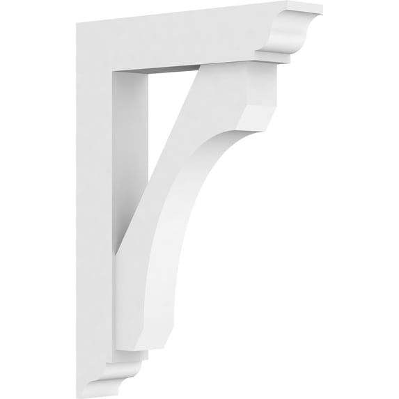 3"W X 16"D X 22"H Standard Legacy Architectural Grade Pvc Bracket With Traditional Ends