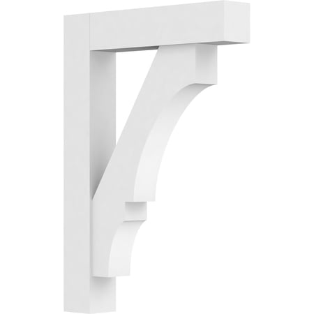 3"W X 18"D X 24"H Standard Balboa Architectural Grade Pvc Bracket With Block Ends