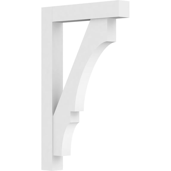 3"W X 24"D X 32"H Standard Balboa Architectural Grade Pvc Bracket With Block Ends