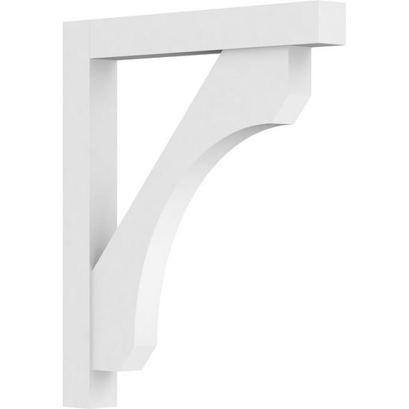 3"W X 30"D X 30"H Standard Legacy Architectural Grade Pvc Bracket With Block Ends