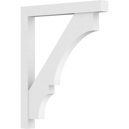 3"W X 36"D X 36"H Standard Balboa Architectural Grade Pvc Bracket With Block Ends