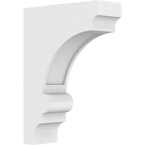 3"W x 10"D x 14"H Standard Diane Architectural Grade PVC Corbel