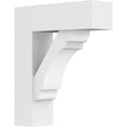 thumbnail image 1 of 3"W x 12"D x 14"H Standard Olympic Architectural Grade PVC Bracket with Block Ends, 1 of 4