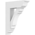 thumbnail image 1 of 3"W x 14"D x 18"H Standard Olympic Architectural Grade PVC Bracket with Traditional Ends, 1 of 11