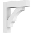 thumbnail image 1 of 3"W x 16"D x 16"H Standard Balboa Architectural Grade PVC Bracket With Block Ends, 1 of 8