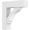 thumbnail image 1 of 3"W x 16"D x 16"H Standard Olympic Architectural Grade PVC Bracket with Block Ends, 1 of 11