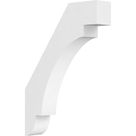 3"W x 16"D x 22"H Standard Aspen Architectural Grade PVC Knee Brace
