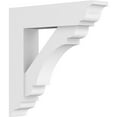 thumbnail image 1 of 3"W x 18"D x 18"H Standard Olympic Architectural Grade PVC Bracket with Traditional Ends, 1 of 4