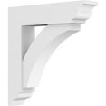 thumbnail image 1 of 3"W x 18"D x 18"H Standard Thorton Architectural Grade PVC Bracket with Traditional Ends, 1 of 11