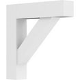 thumbnail image 1 of 3"W x 18"D x 18"H Standard Traditional Architectural Grade PVC Bracket with Block Ends, 1 of 11