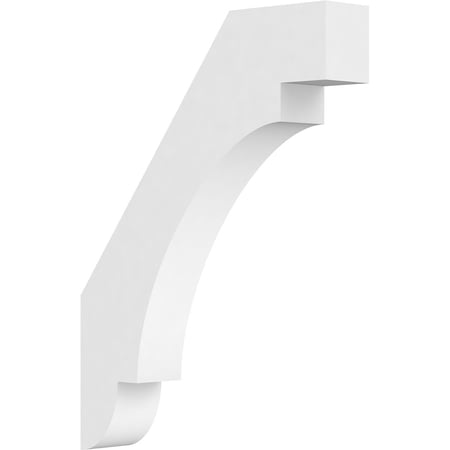 3"W x 18"D x 24"H Standard Aspen Architectural Grade PVC Knee Brace