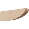 thumbnail image 1 of 3"W x 18"D x 6"H Thin Durham Rough Cedar Woodgrain TimberThane Corbel, Primed Tan, 1 of 6