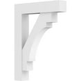 thumbnail image 1 of 3"W x 20"D x 26"H Standard Merced Architectural Grade PVC Bracket with Block Ends, 1 of 11
