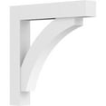 thumbnail image 1 of 3"W x 24"D x 24"H Standard Thorton Architectural Grade PVC Bracket with Block Ends, 1 of 4