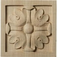 thumbnail image 1 of 3"W x 3"H x 5/8"P Small Edinburgh Square Rosette, Cherry, 1 of 16