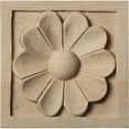 thumbnail image 1 of 3"W x 3"H x 5/8"P Small Medway Square Rosette, Cherry, 1 of 17