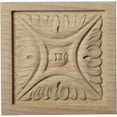 thumbnail image 1 of 3"W x 3"H x 5/8"P Small Middlesborough Square Rosette, Maple, 1 of 14