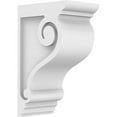 thumbnail image 1 of 3"W x 6"D x 10"H Standard Scroll Architectural Grade PVC Corbel, 1 of 9