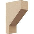 thumbnail image 1 of 3"W x 6"D x 9"H Classic Clemmons Rough Cedar Woodgrain TimberThane Corbel, Primed Tan, 1 of 6