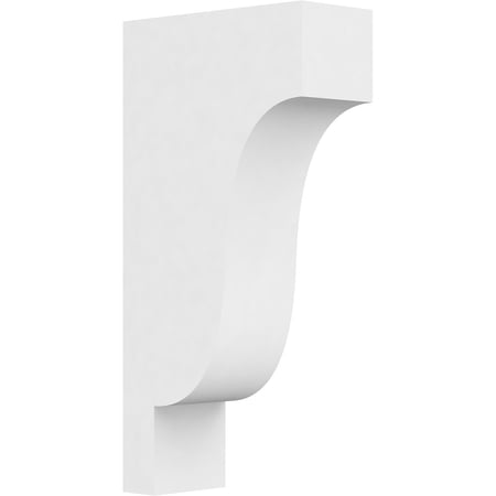 3"W x 8"D x 16"H Standard Newport Architectural Grade PVC Corbel
