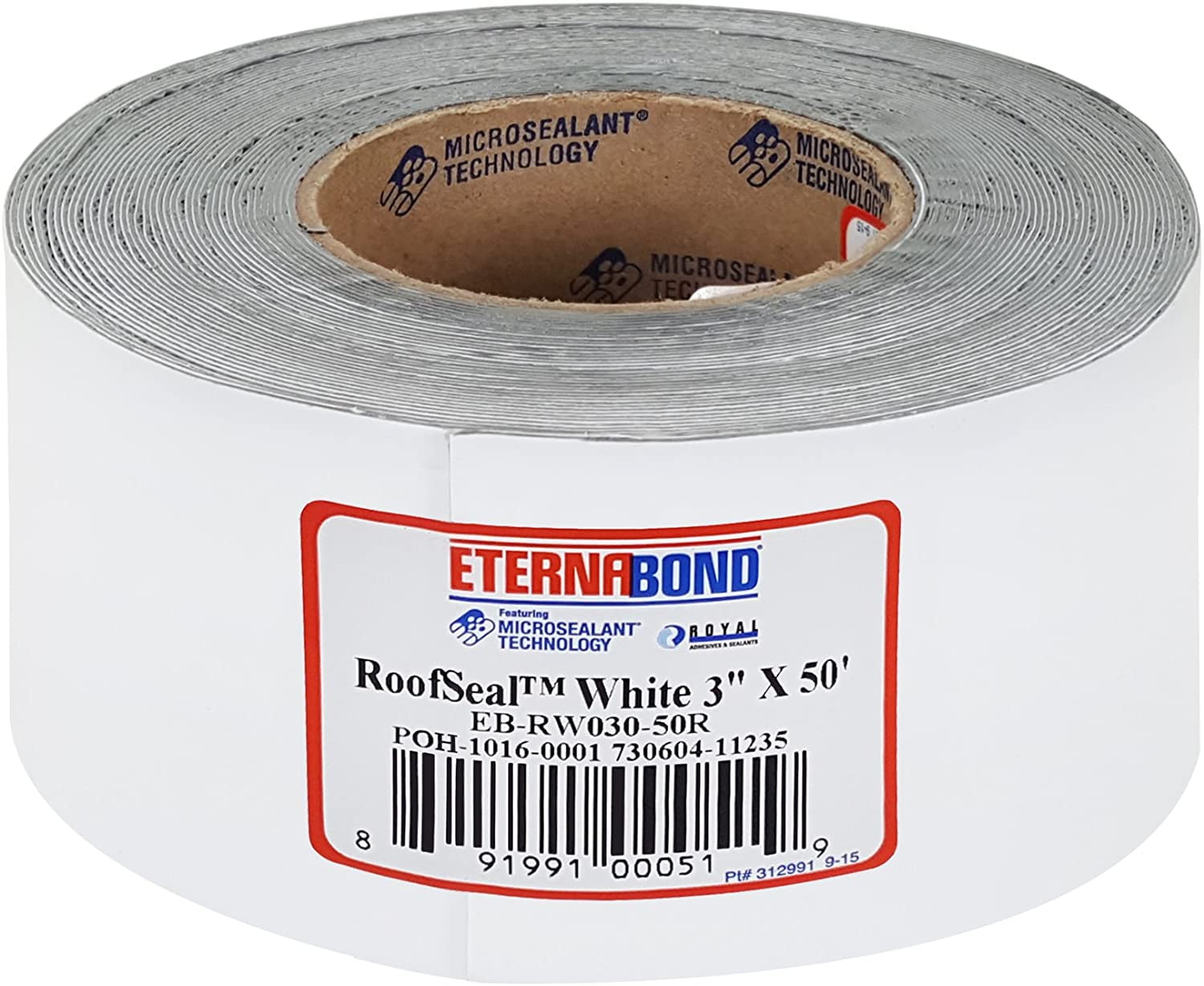 3" WHITE Eternabond Roof Leak Repair Tape Patch Seal (10 Feet