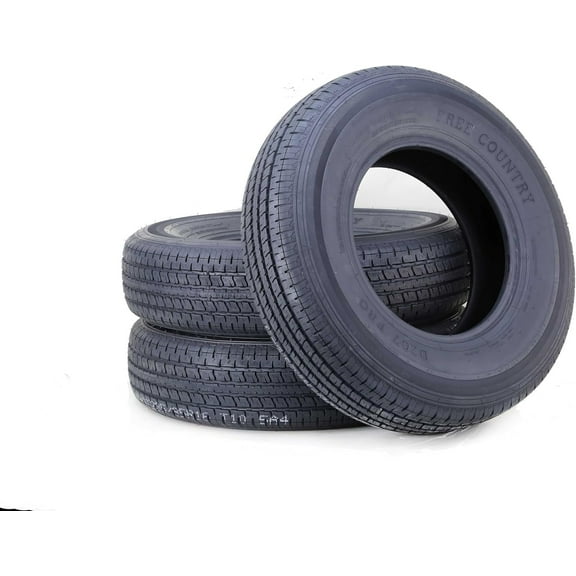 3 WINDA Premium Trailer Tire ST235 80R16 Radial 10PR Load Range E w/Side Scuff Guard