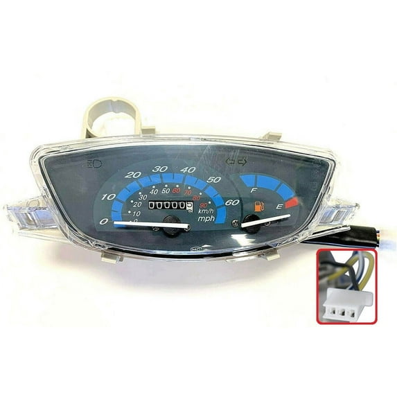 3 WIRES Speedometer CLUSTER FOR 50CC GY6 MOPED MOTORCYCLE SCOOTER SD16
