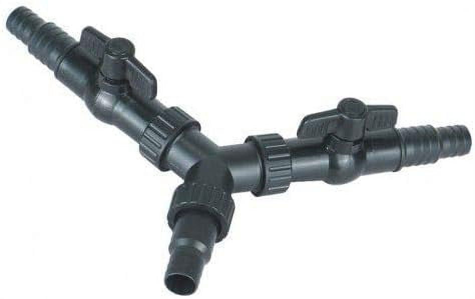 3 Wa Pond Hose Connector 3/4''1'' W/On Taps, Water Garden Fish Pond