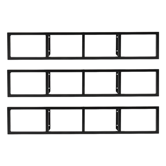 3*Wall Mount Video Game Storage Shelf CD DVD Media Organizer Rack Holder 34inch