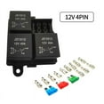 3 Way 4Pin Fuse Holder Relay Holder Circuit Standard ATO Blade