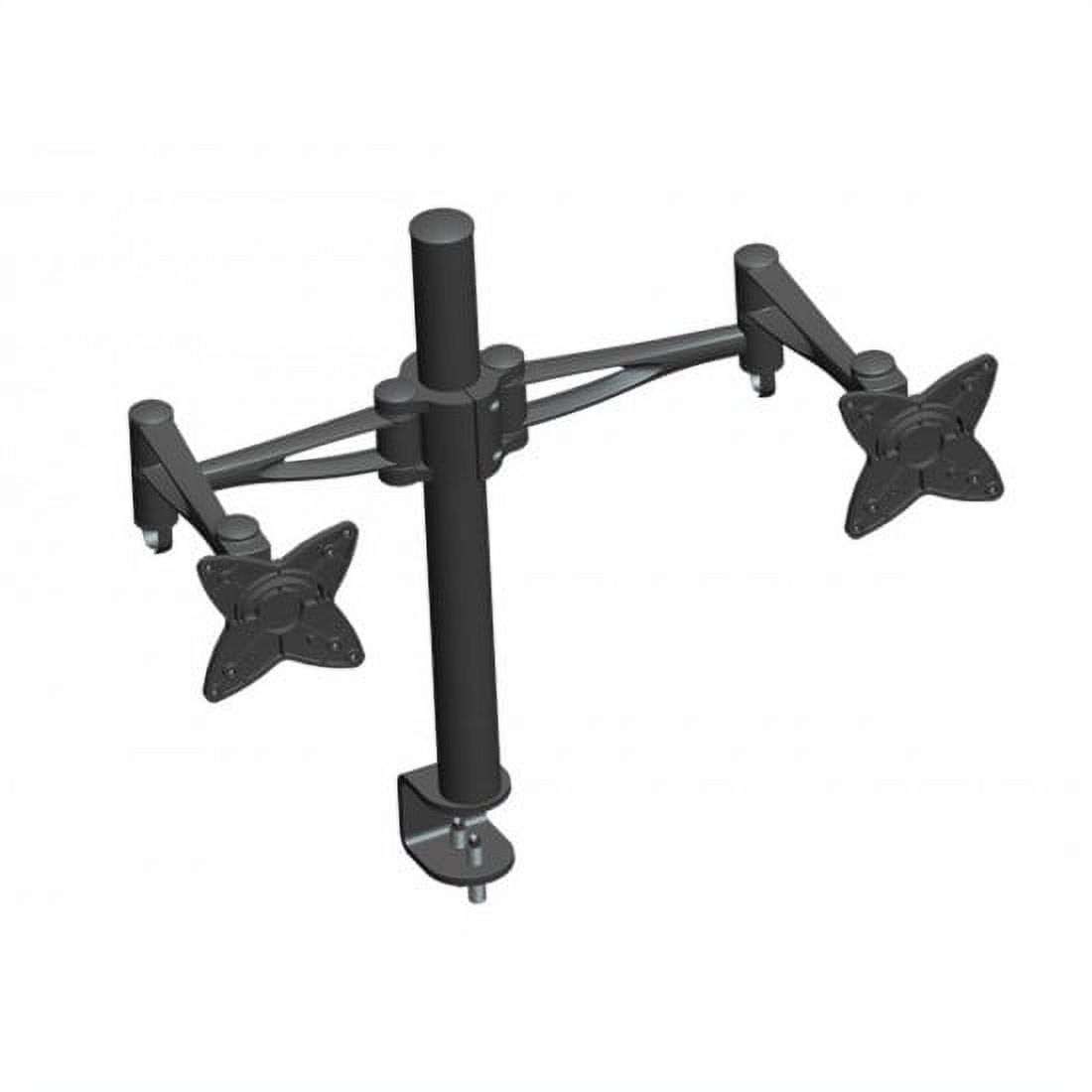 3 Way Adjustable Tilting Dual Desk Mount Bracket for LCD LED (Max 33Lbs, 10~23 inch)