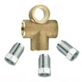 thumbnail image 1 of 3 Way Brake T Piece Tee With 3 Male-Nuts Short Union 3/8 \ UNF 24 TPI 3/16 Pipe, 1 of 7