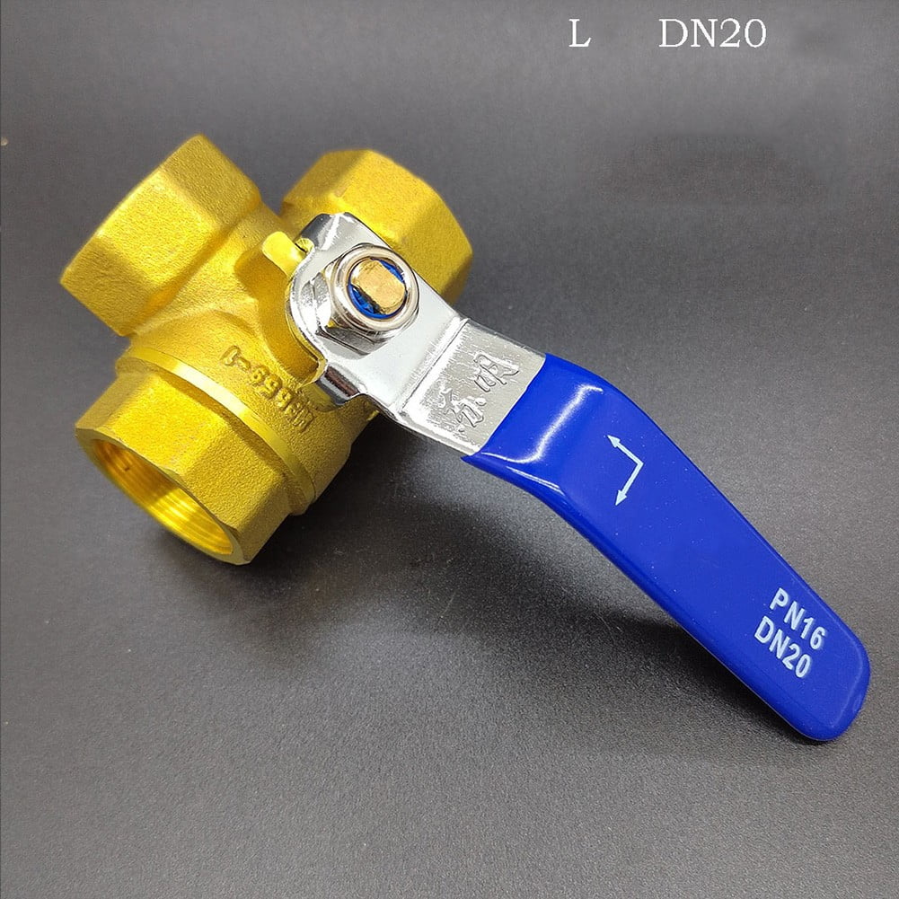 3 Way Brass Ball Valve, L/T Bore Valve Ball Valve for Water Oil Gas