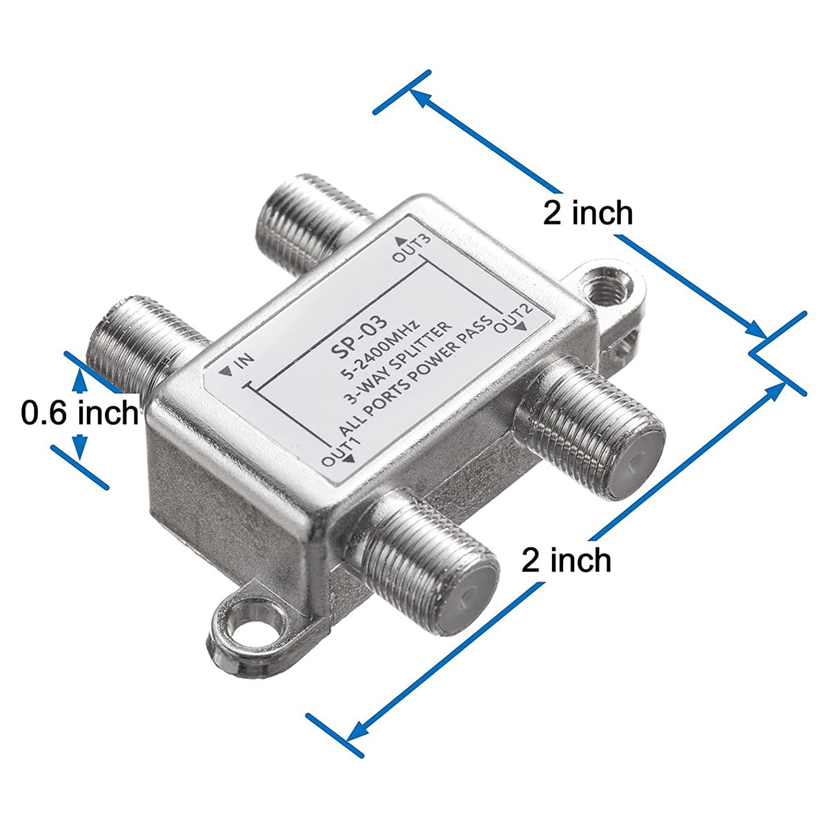 Commscope SV8G HomeConnect MoCA 8 Way Cable Antenna Spltter 10.5 DB 5