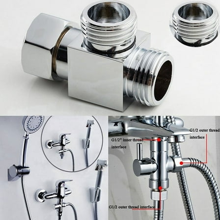 3 Way Diverter Valve With Tadapter Connector Smooth And Reliable