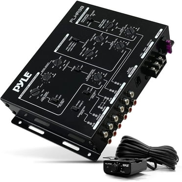 Timpano TPT-360 3-Way Electronic Crossover With Remote Sub Control - 6-Channel Car Audio Processor
