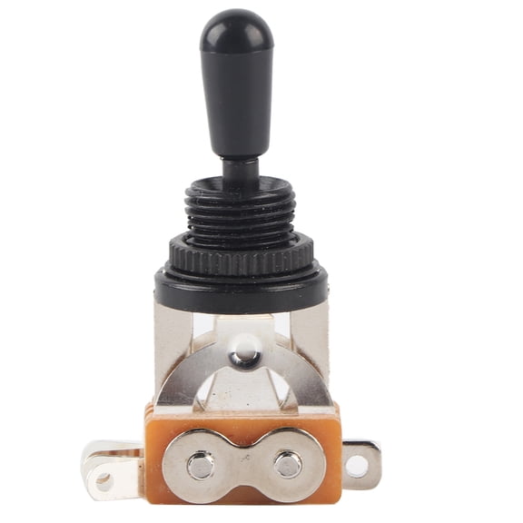 3,Way Guitar Toggle Switch, Metal Durable Control for Electric Guitar, Low Noise, Easy Install