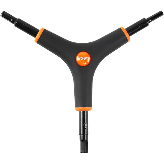 3-Way Hex Wrench Y-Shape Allen Key Tool, 4mm, 5mm, and 6mm