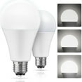 "3Way LED Light Bulbs 50W100W150W Equivalent, A21 Light Bulb 2700K