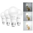 thumbnail image 1 of 3-Way Led Light Bulbs A21, 50 100 150W Equivalent, 5000K Daylight, Noger 3 Way E26 light bulbs for Reading, 500-1600-2200LM, 4 Pack, 1 of 7