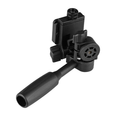 3-Way Pan Tilt Head 360° Panoramic 3KG Payload with Handle Quick Release Plate Universal 1/4 Mounting for Camera Tripod Mounting