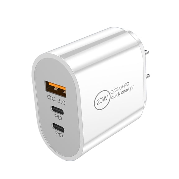 3 Way Plug Adapter T Shape Phone Chargers for Android S9 Wall Chargers for Phones Charger Fast Charging Cable Short Super Cars 20W USB C Fast Charger Dual 2 Port PD Powered + Charger Wall Charger