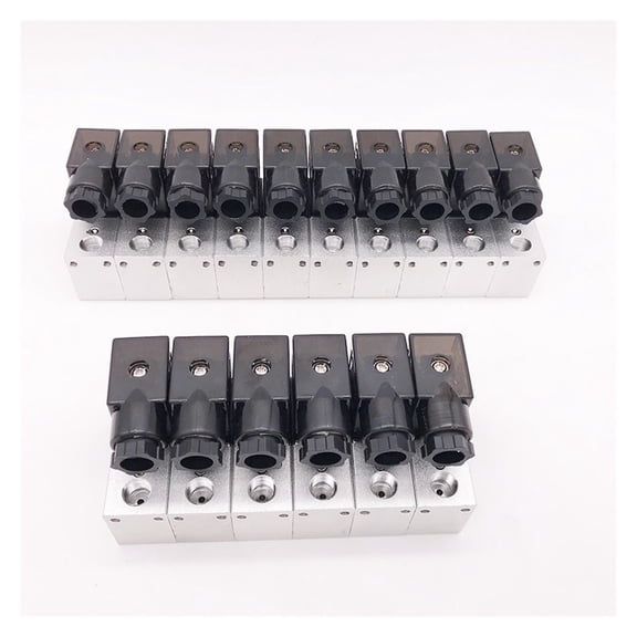 3 Way Pneumatic Aluminium Solenoid Valve 3V1-06 Port 1/8" BSP AC DC Micro Control Electric Valve Manifold ,Easy to Install