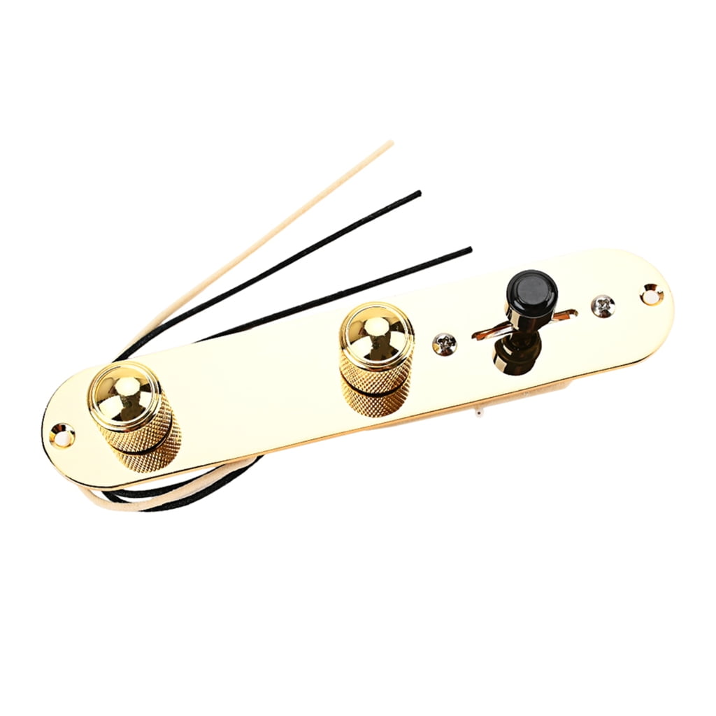 3 Way Prewired Control Plate Wiring Harness Knobs for Guitar Replacement Parts
