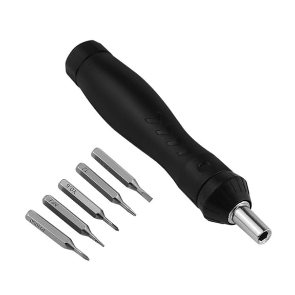3-Way Ratcheting Screwdriver Toolset with Tips, Steel Construction & Compact Design for Home/Workshop Narrow Areas