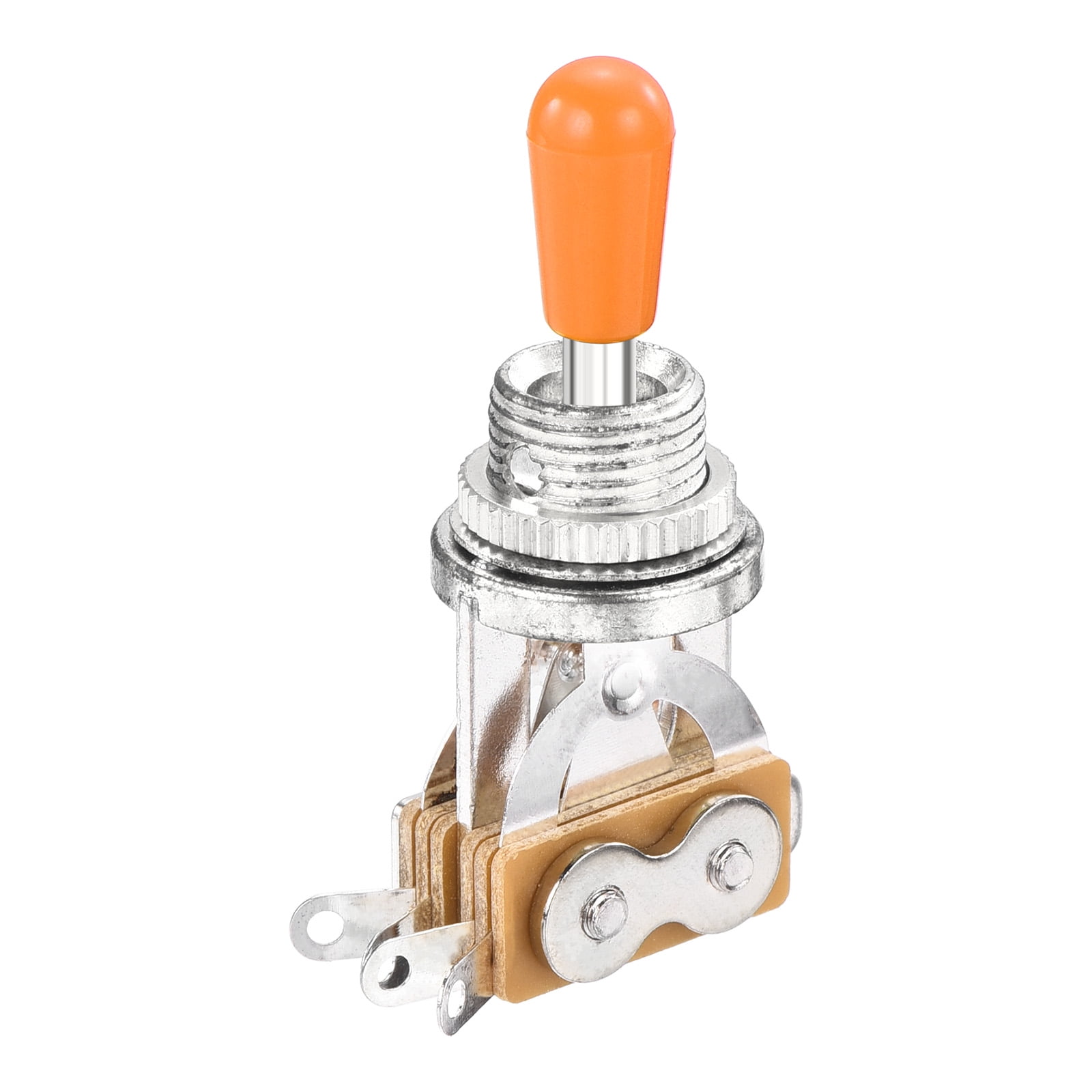 3 Way Short Straight Guitar Toggle Switch Pickup Selector Silver with ...