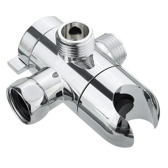 Dadypet Shower Head,Handheld Arm Diverter Arm Diverter Splitter 3-Way Diverter Valve Diverter Valve Mount Splitter Polished Part Valve Mount Handheld Diverter Splitter Polished IUPPA dsfen
