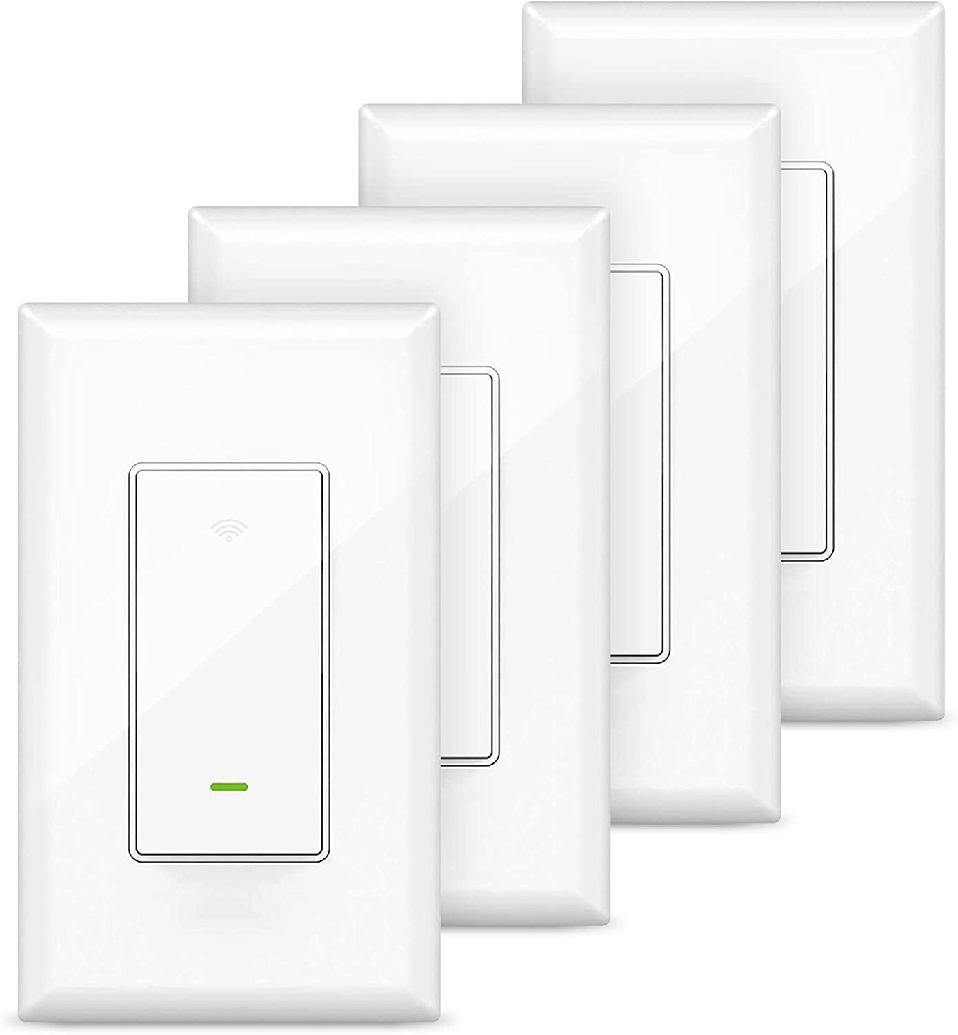 Smart Dimmer Switch, WiFi Smart Light Switch Work With Alexa And Google Home, Neutral Wire Needed,Remote Control,Single-Pole, No Hub Required, Etl And Fcc Listed (4 Pack) In | Whizz Dimmer Switches - Foto 5